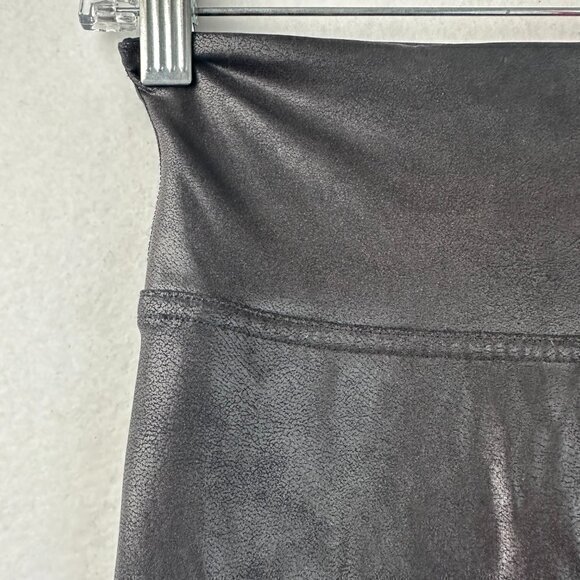 Spanx‎ Faux Leather Leggings Size Small Style 2437 Black $98 - Picture 2 of 4
